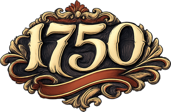 1750 ব্র্যান্ডের সবুজ লোগো